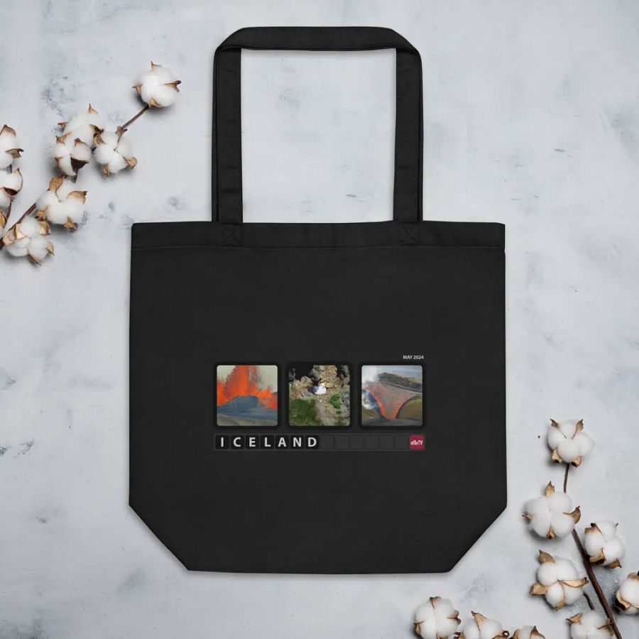 Iceland Volcano Tote Bag product image (4)