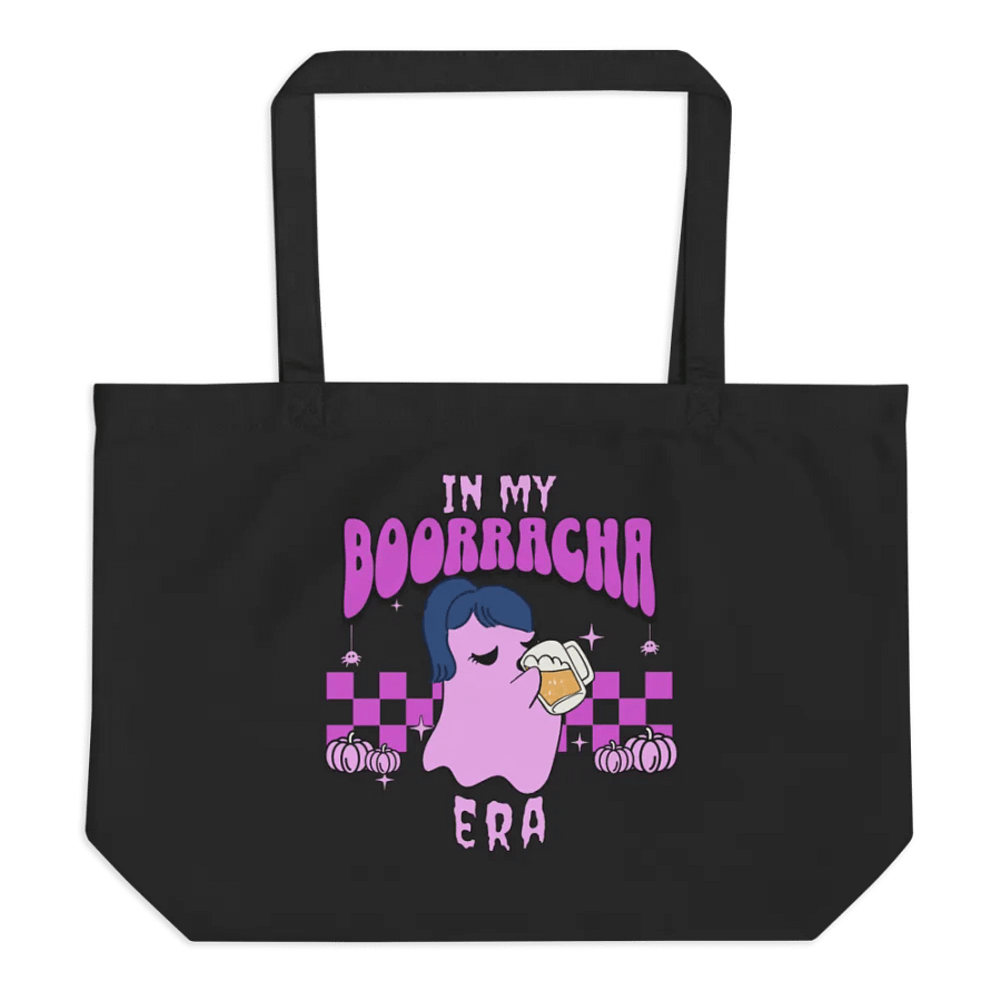 In My Booracha Era Spooky & Boozy Ghost Tote Bag product image (1)
