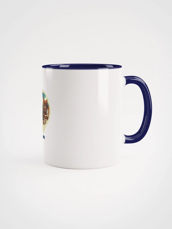 Town Square Reverie Ceramic Mug | AI Design Bremen city product image (2)