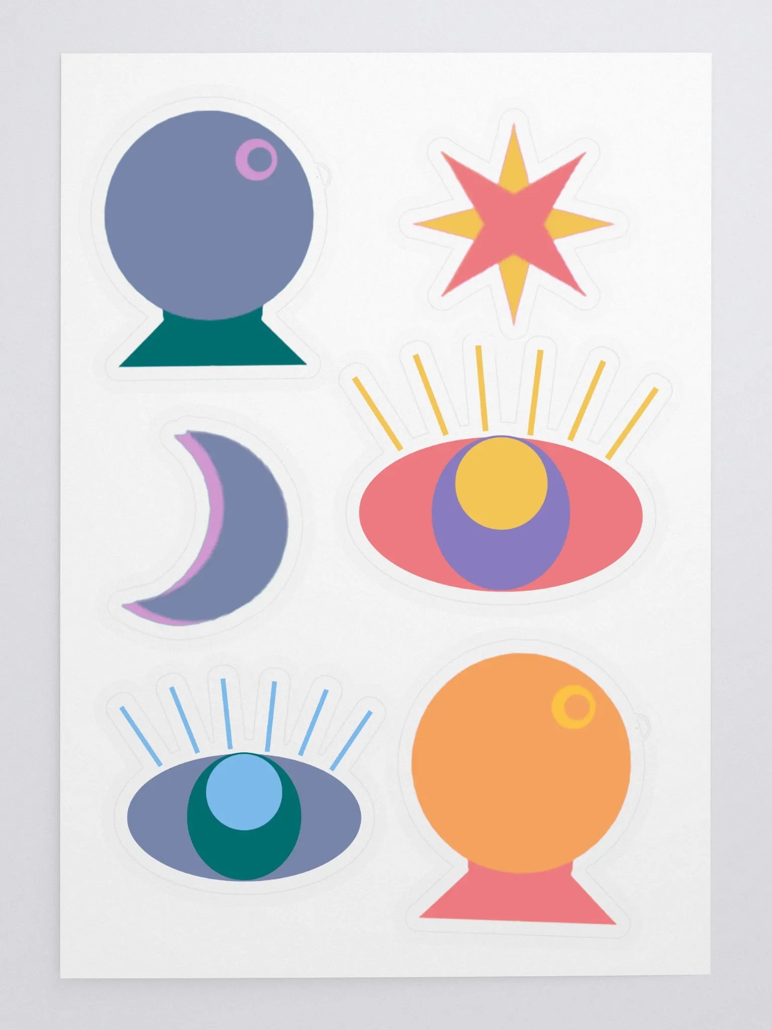 Cosmic Kaleidoscope Sticker Sheet product image (3)