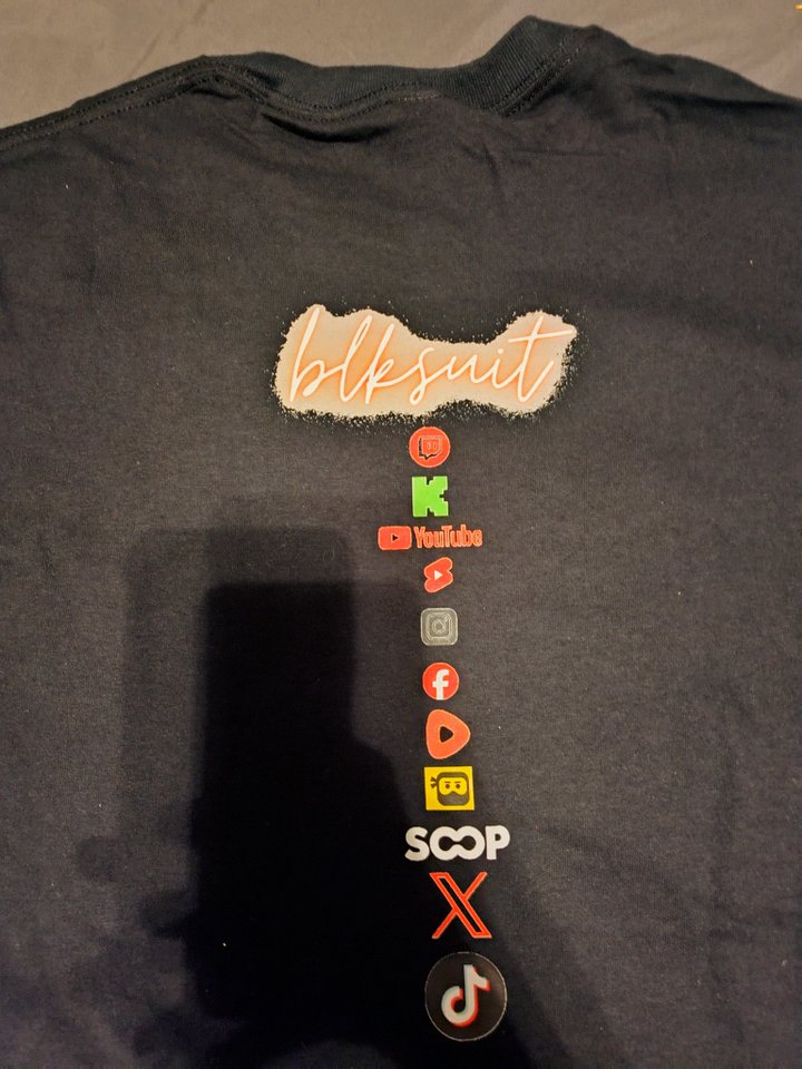 "Google Me - blksuit" w/ Social Media Blk Graphic Tee product image (2)