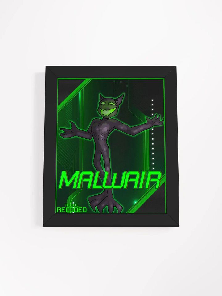 A.W.O.L. // RECODED - Malwair Framed Poster product image (1)