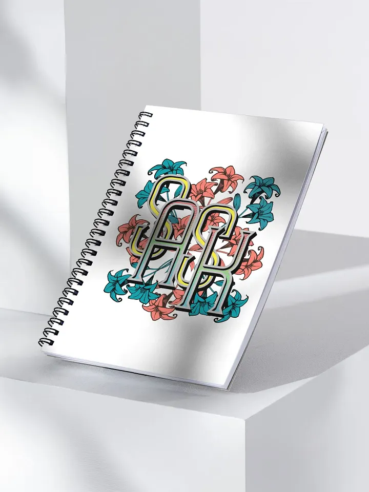 Sask Saskatoon Saskatchewan Flower Customizable Dotted Spiral Notebook product image (2)