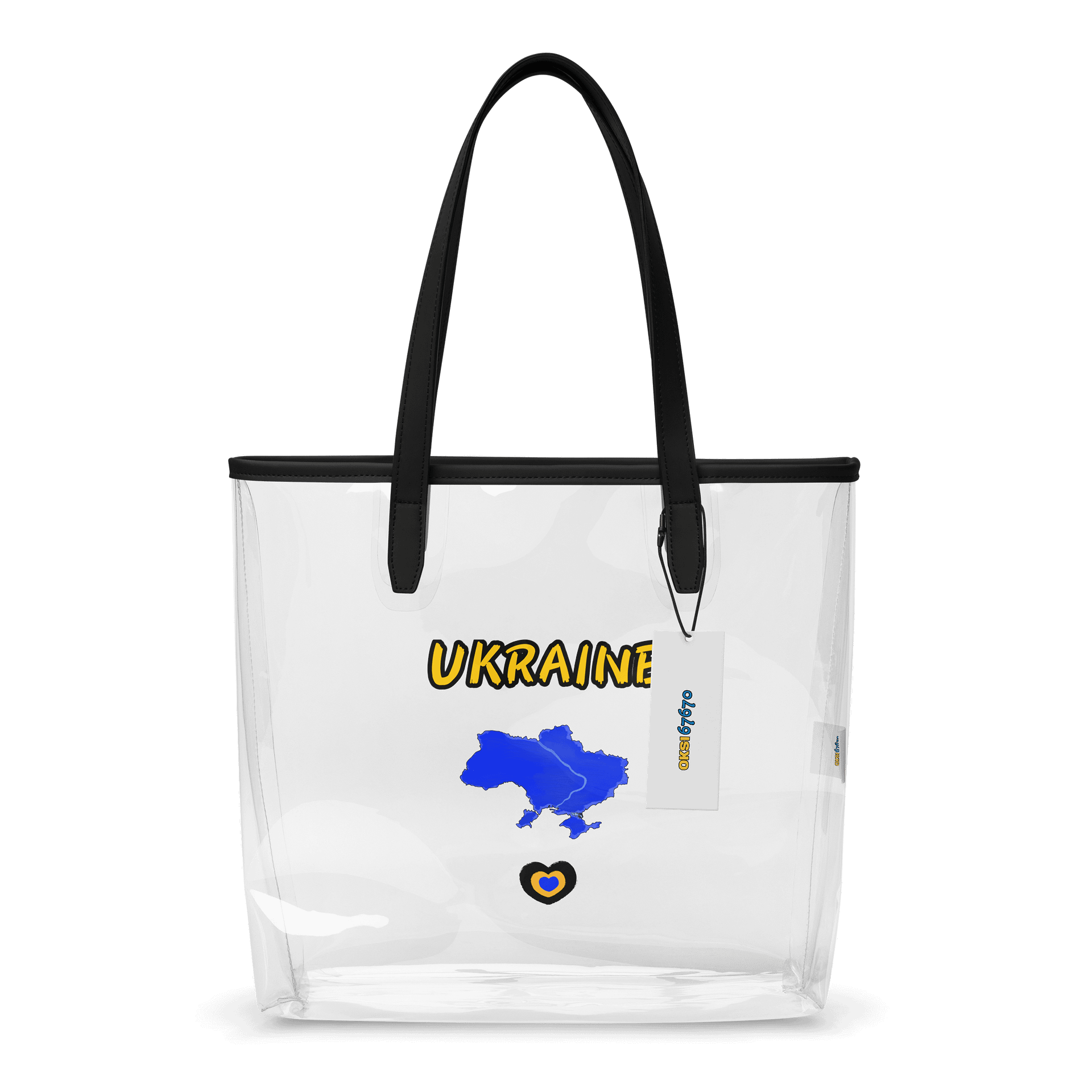 Ukrainian Love Clear Tote Bag product image (1)