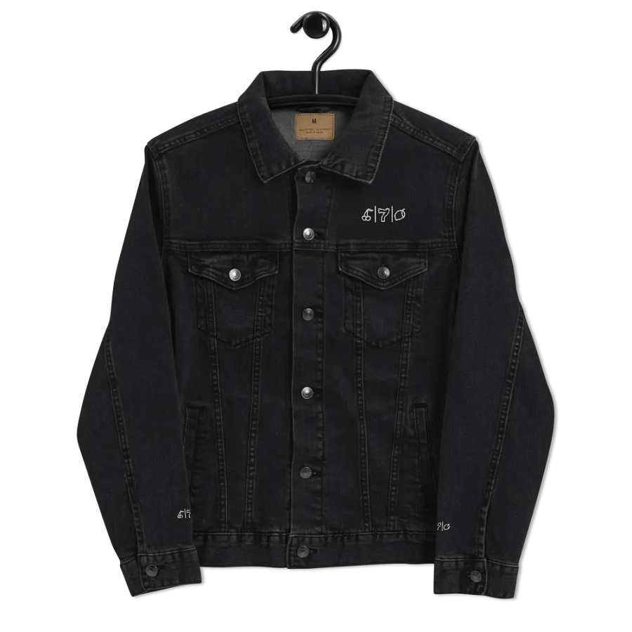 Cdog Spins Black Denim Jacket product image (9)