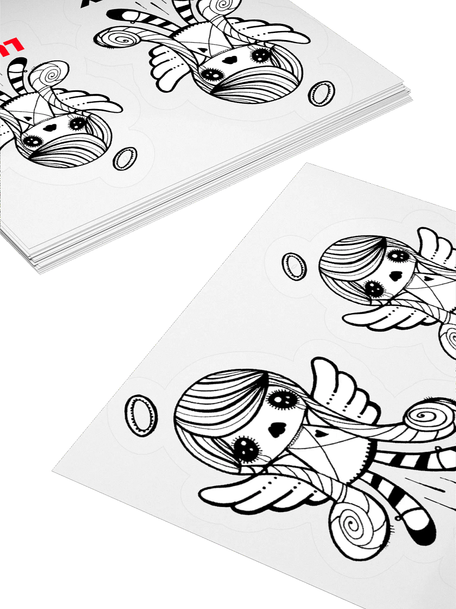 ANGEL LUCKY STICKER product image (7)