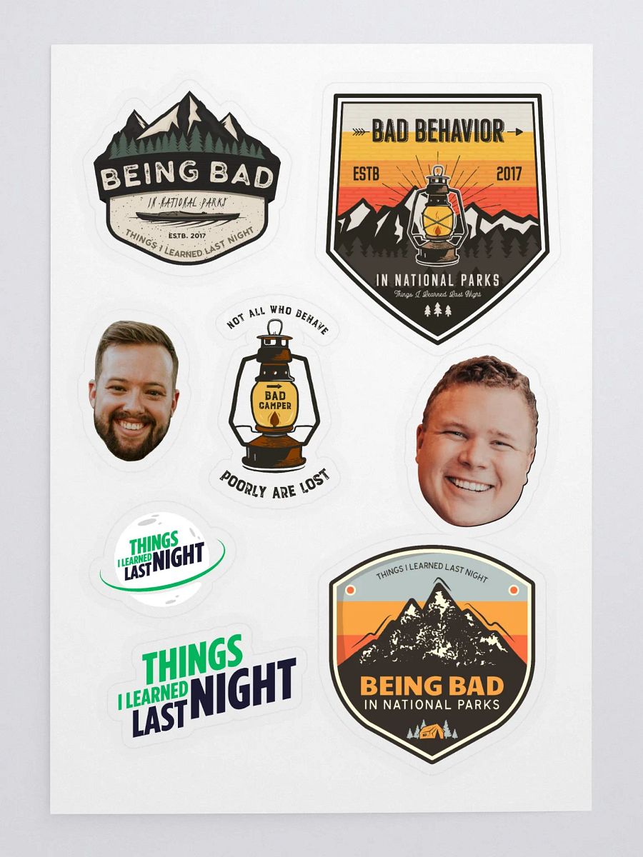 Being Bad In National Parks - Sticker Pack product image (3)