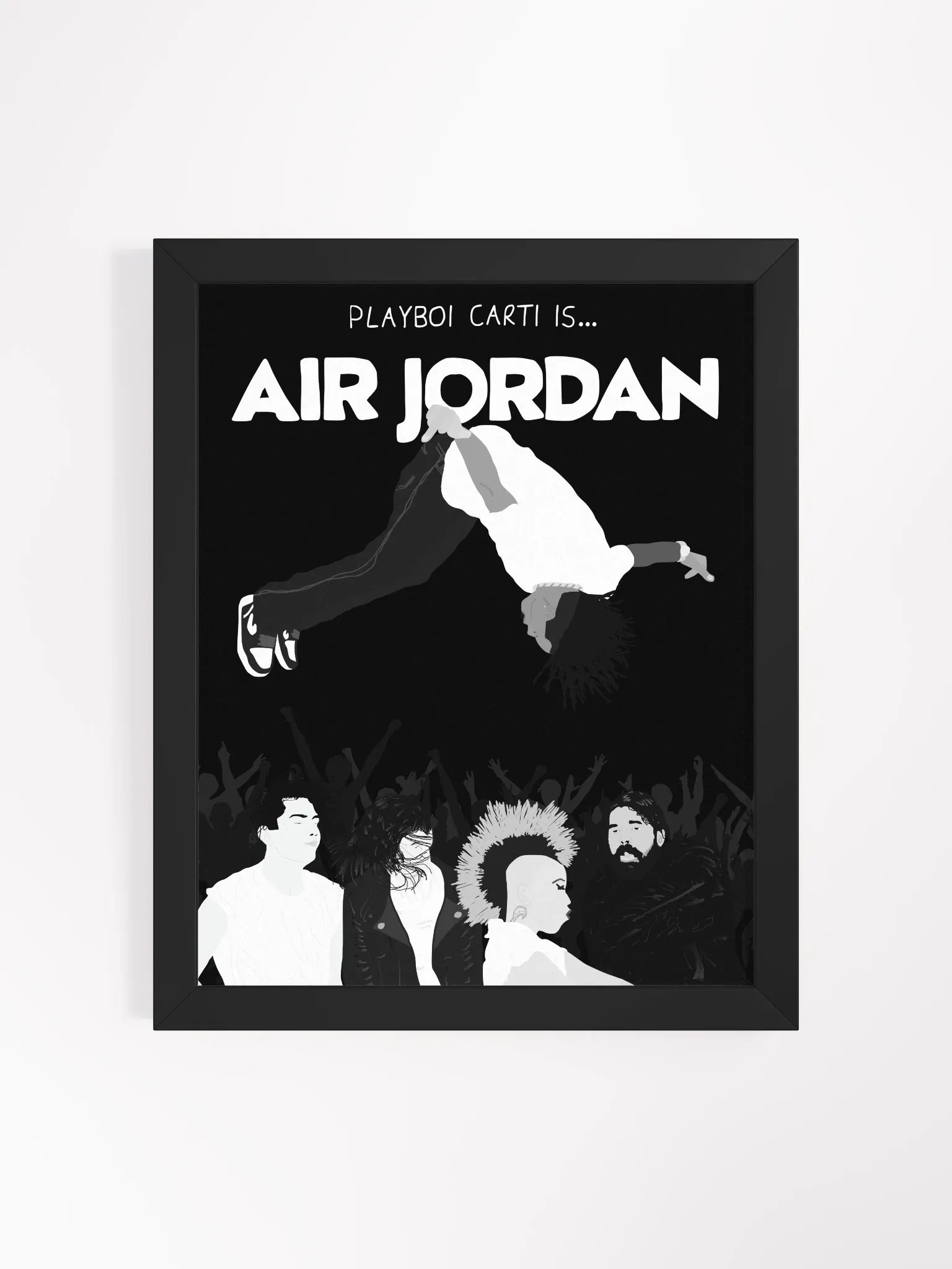 'Air Jordan' - Framed Poster product image (1)