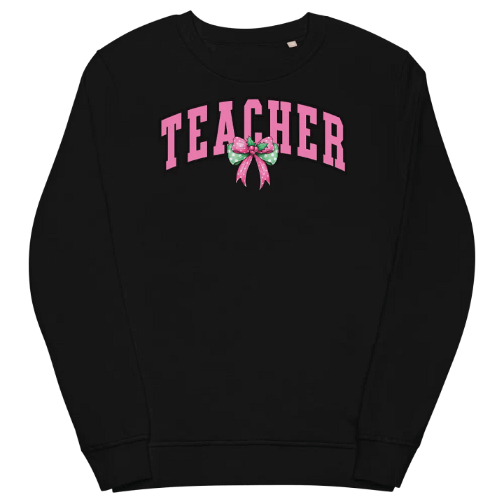 Chic Teacher Bow Sweatshirt product image (2)