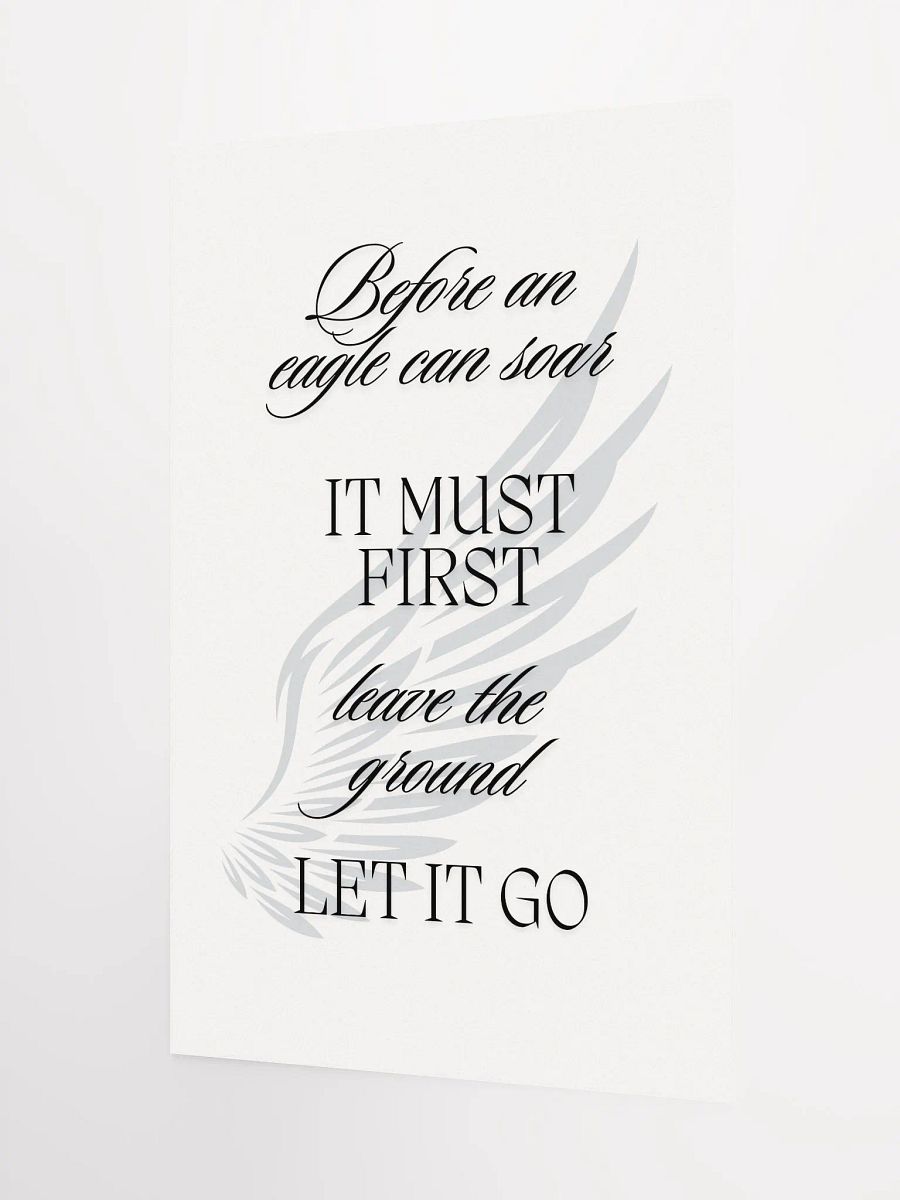 Eagle Feather Letting Go Poster product image (3)