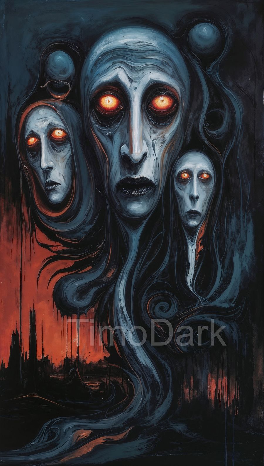 Spectral Watchers Phone Wallpaper product image (1)