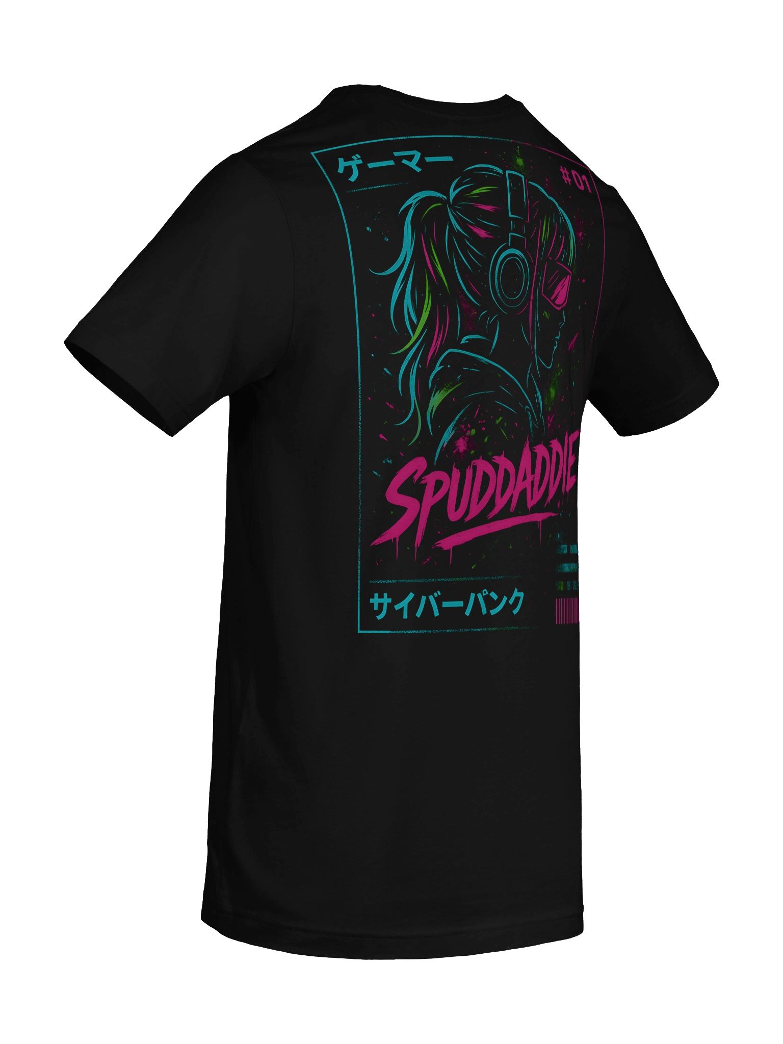 #01 SPUDDADDIE // Neon Override T-Shirt product image (10)