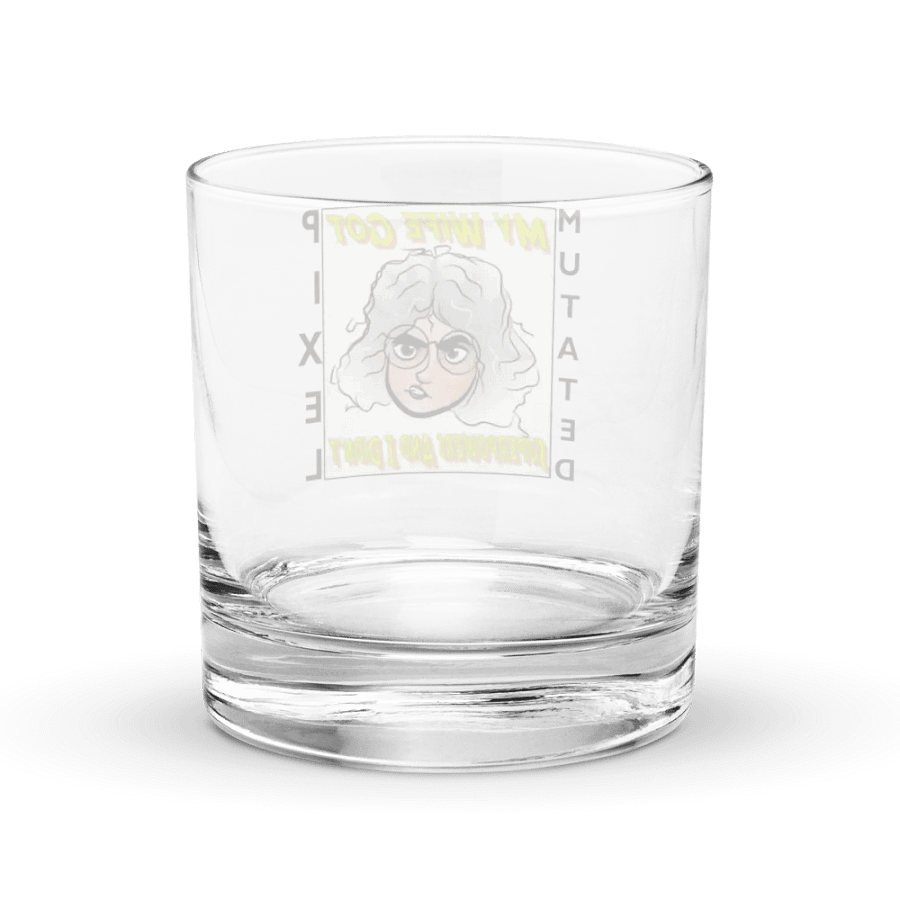 My Wife Got Superpowers Rocks Glass product image (4)