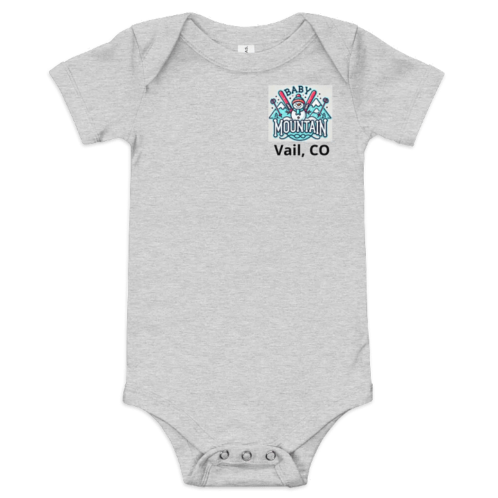 Cheerful Snowman Baby Onesie - Vail, CO product image (3)