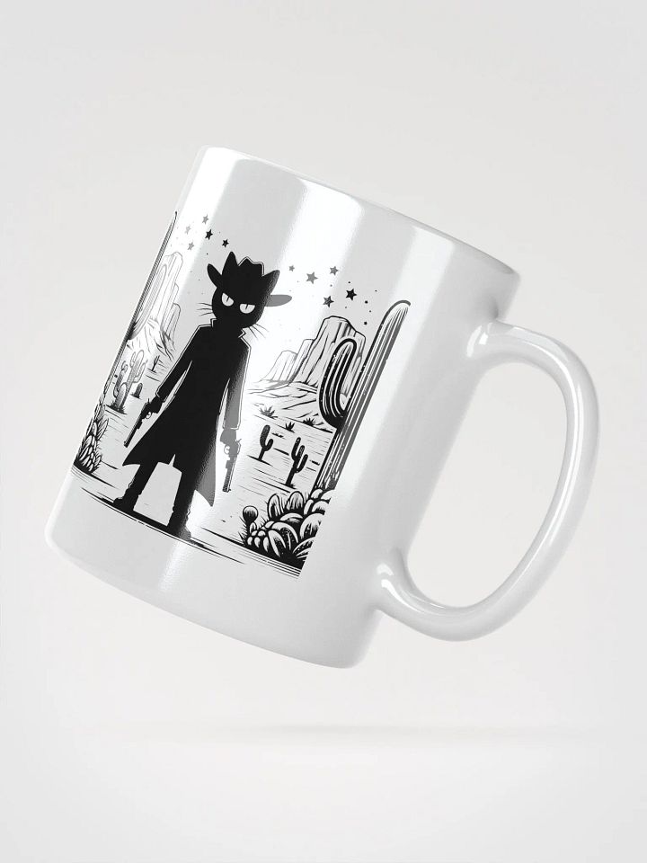 Cat Cowboy Silhouette Mug product image (2)