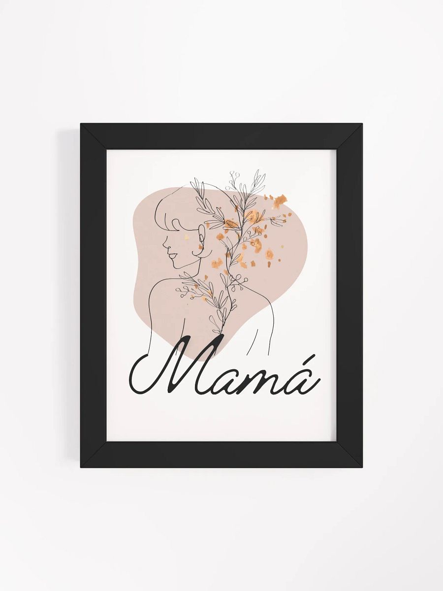 Boho Mother’s Day Mama Design LineArt Wallart product image (4)