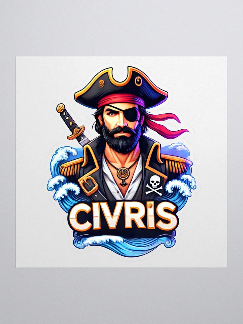 Civris Pirate Sticker