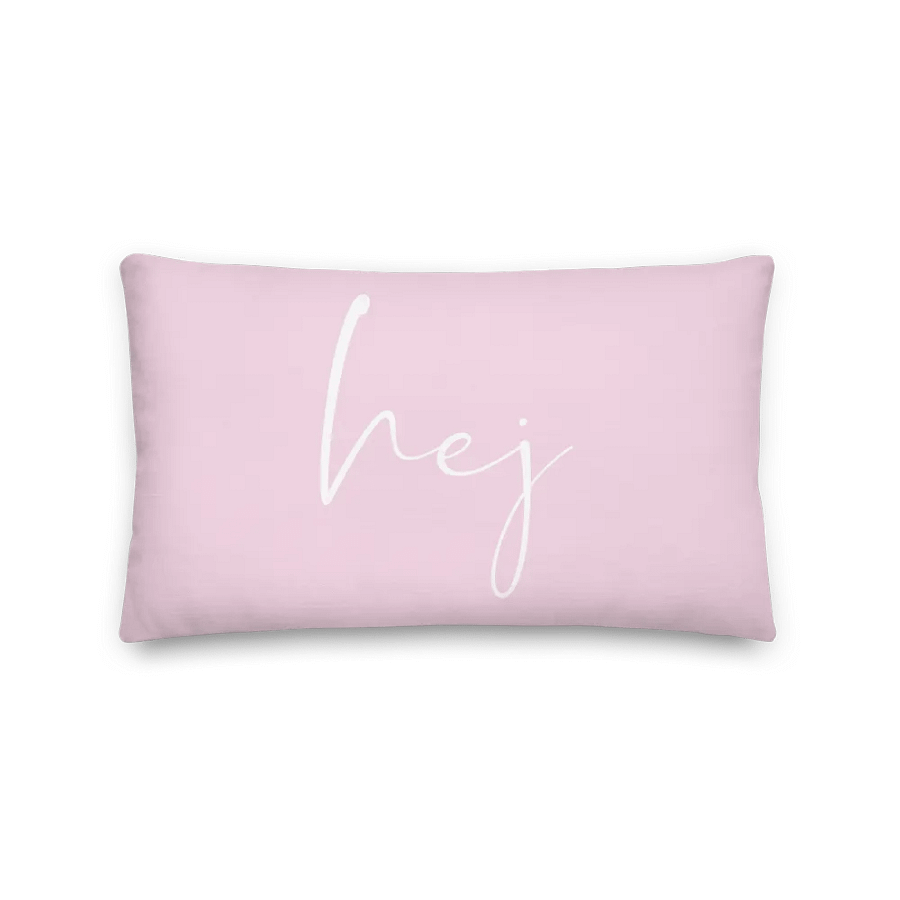 Hej SCANDI COTTAGE - Pink Pillow - HEJ KISSEN MIT TEXT PINK product image (2)