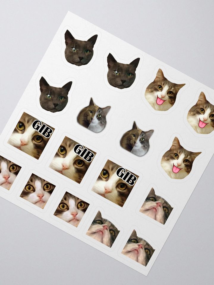 Domestic Purr Machines Meme Sticker Set product image (2)