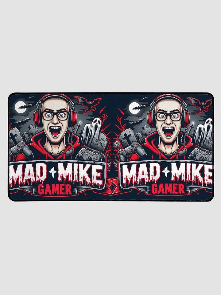 Spooky Gamer Excitement Desk Mat product image (2)