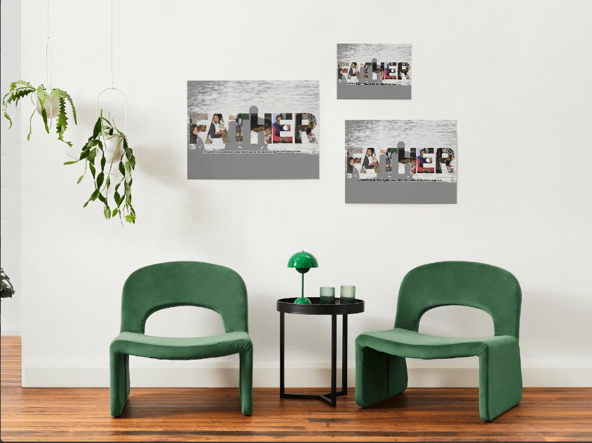 Customizable Father's Day Photo Frame Collage - Personalized Gift for Dad - Digital Download product image (2)