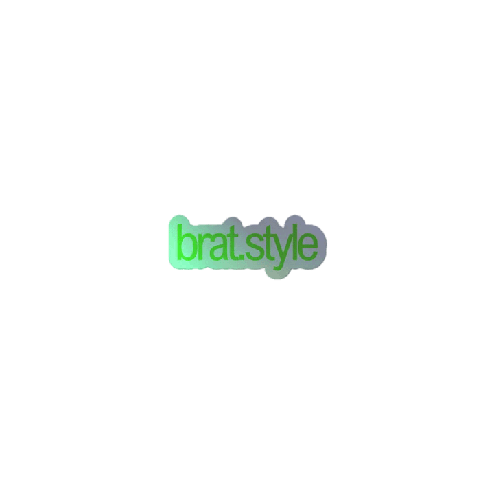 the bratstyle holographic sticker product image (1)
