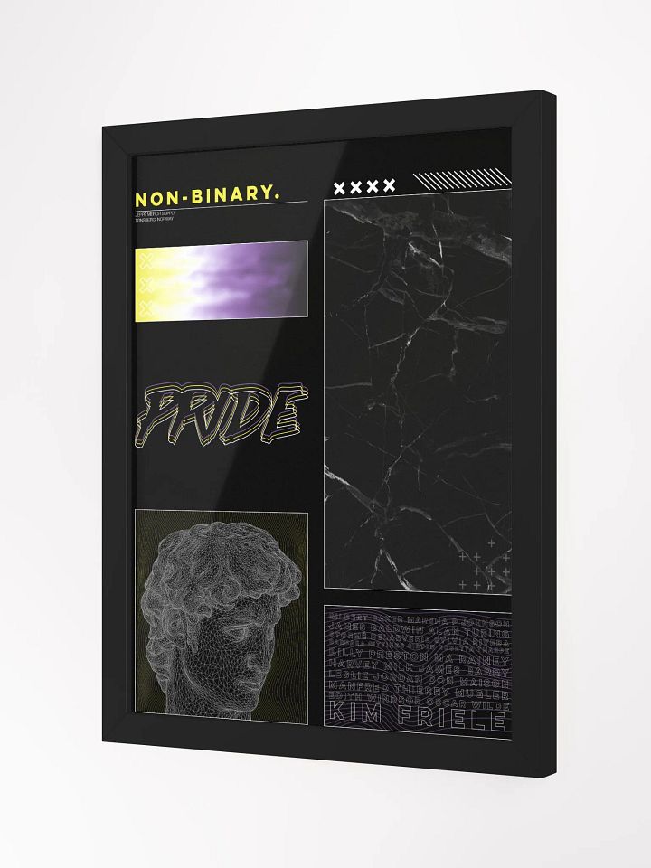 Non-Binary Pride Framed Poster product image (12)