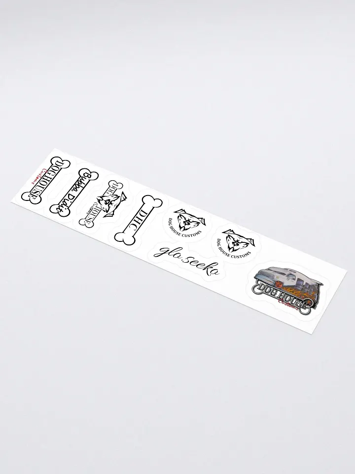 Dog House Customs Vinyl Kiss Cut Stickersheet product image (1)