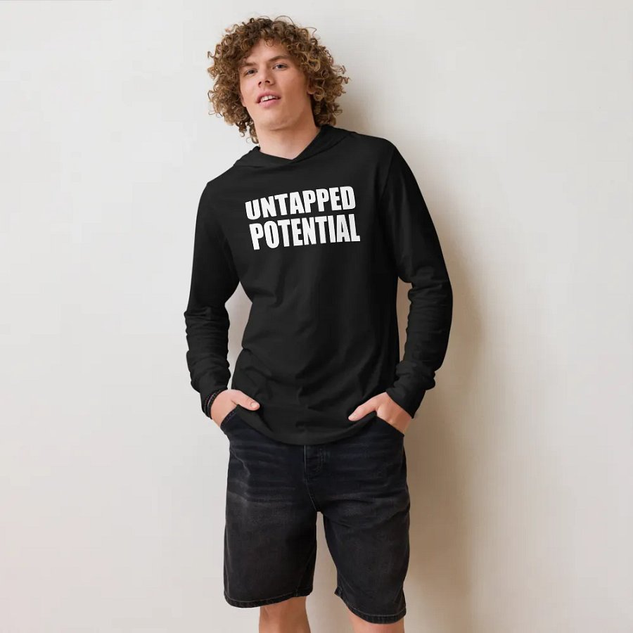 Untapped Potential Hooded T-shirt product image (4)