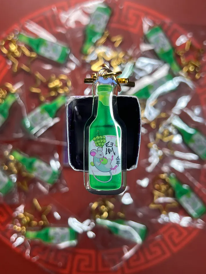 Zodiac Drink - Soju Mouse/Rat - Charm product image (1)