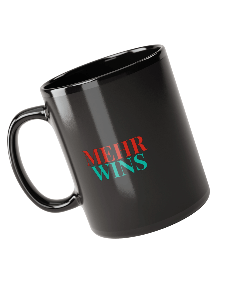 Mehr Wins - Black Mug (Style 3) product image (3)