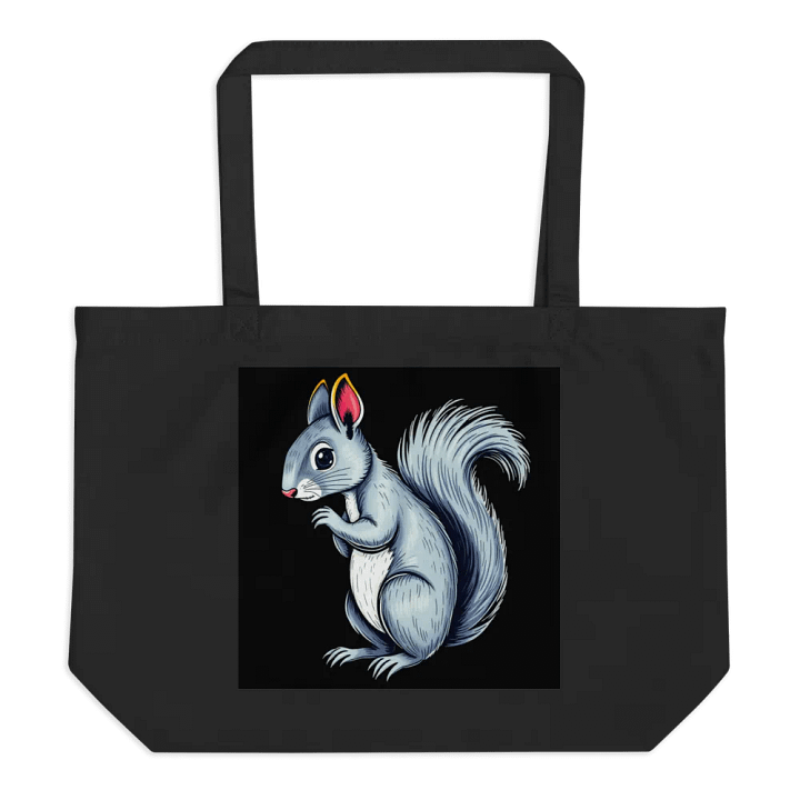 Charming Blue Squirrel Organic Tote product image (1)