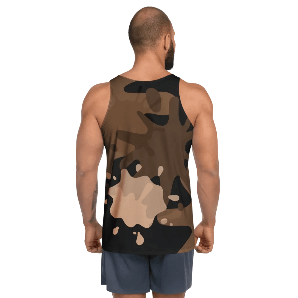 Dark Chaos Splatter Tank - Brown product image (6)