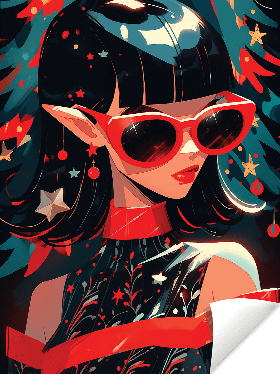 Shade | Elves Wearing Sunglasses Series | Matte Paper Print product image (1)