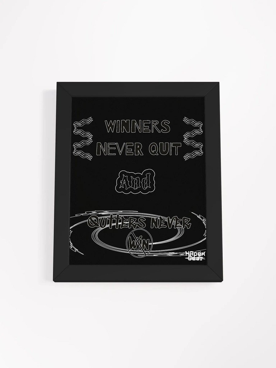 Winners - Framed - Black - High-Quality Poster product image (1)