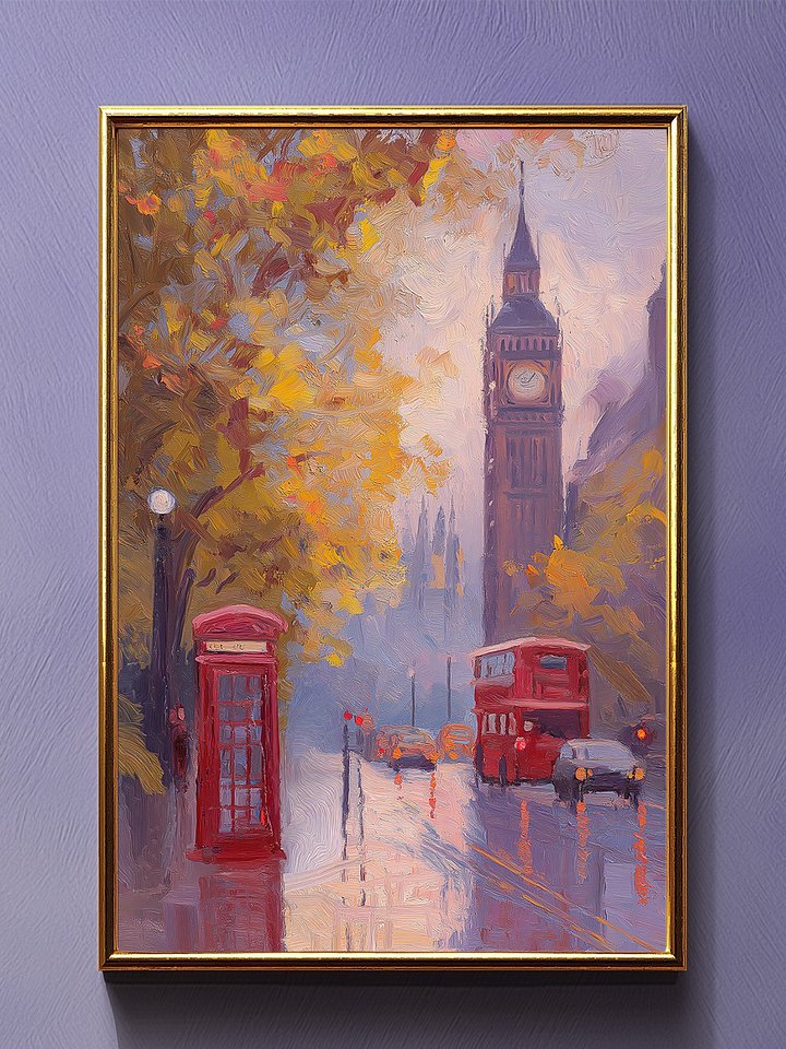 London Reflections Art Print product image (1)