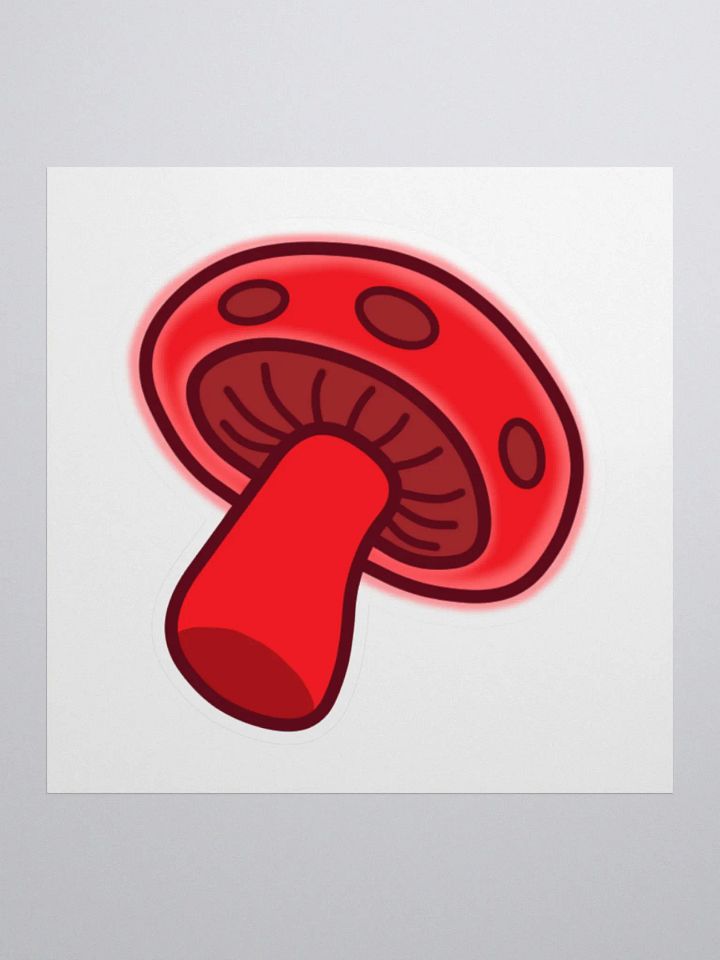 ManaMushroomRed Sticker product image (1)