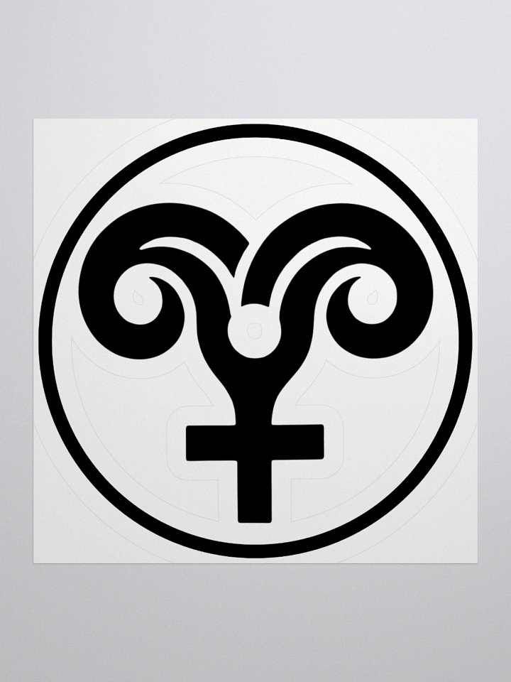 DEMONETTA Venus in Aries Logo Sticker product image (2)