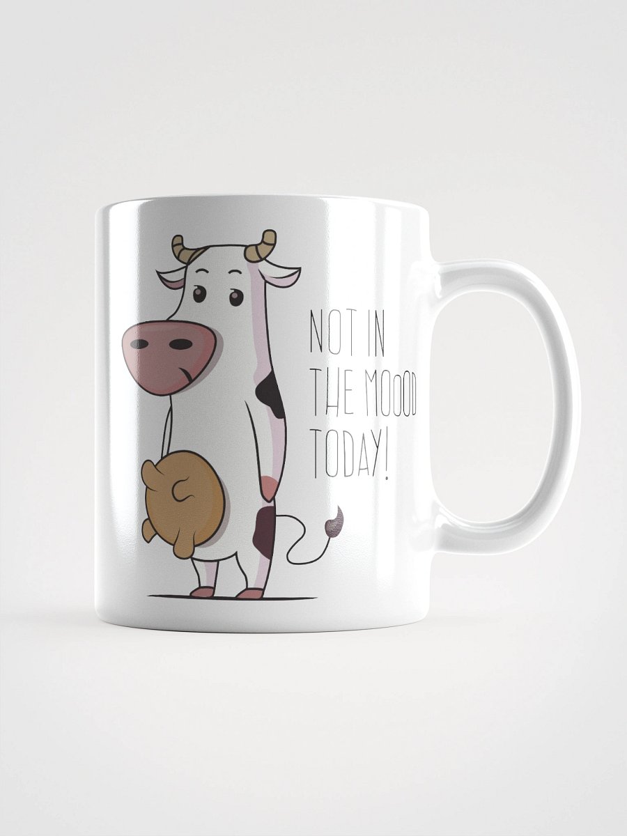🐮 Not in the Mood Today – Moody Cow Mug product image (1)