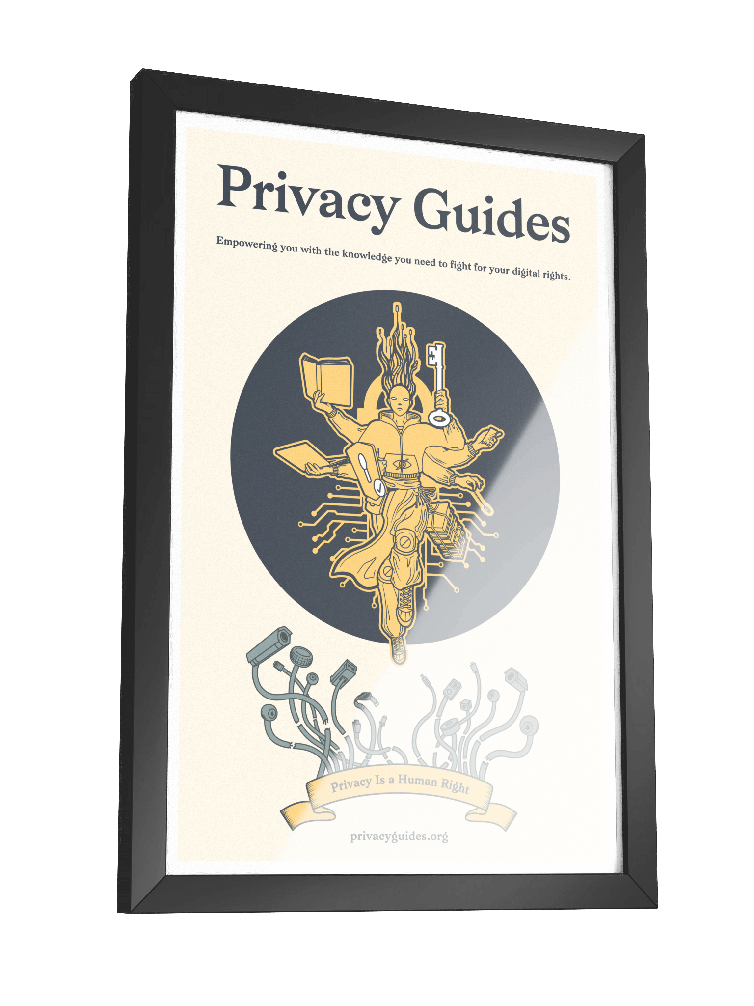 Defender of Privacy - Framed Poster product image (3)