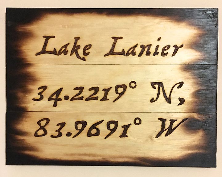 Lake Lanier Coordinates product image (1)