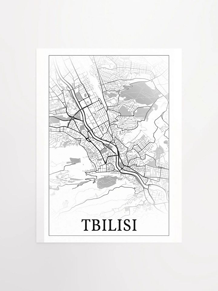Tbilisi, Georgia, city map print product image (3)
