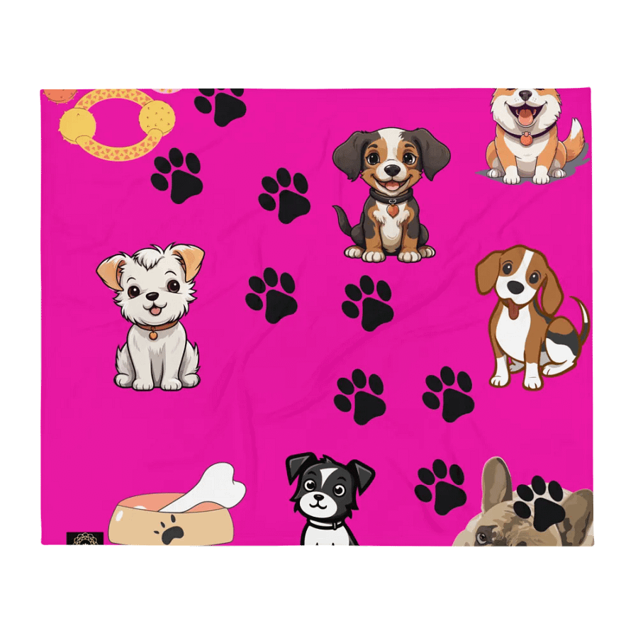 Pawsitively Playful Throw Blanket product image (2)