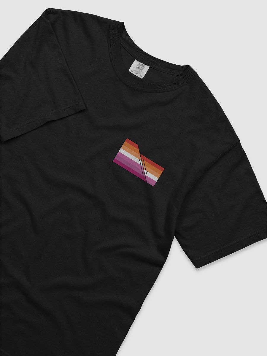 Faulted Pride Flags- Lesbian T Shirt product image (30)