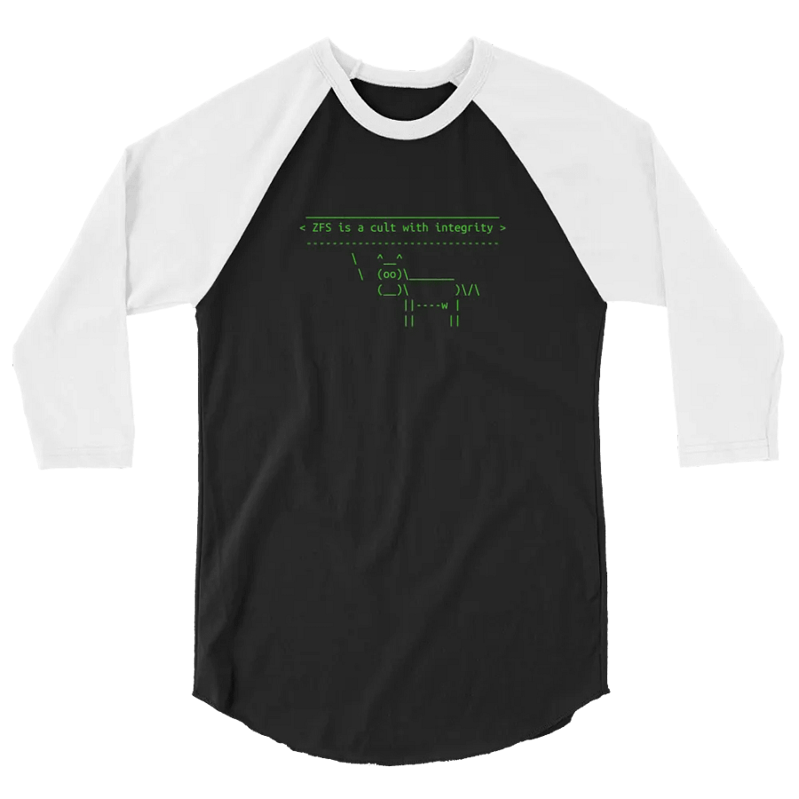 Cult of ZFS - Raglan Tee product image (3)