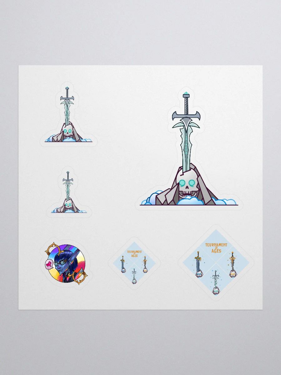 Sword in the Skull - Lich Variation - Sticker Sheet product image (1)