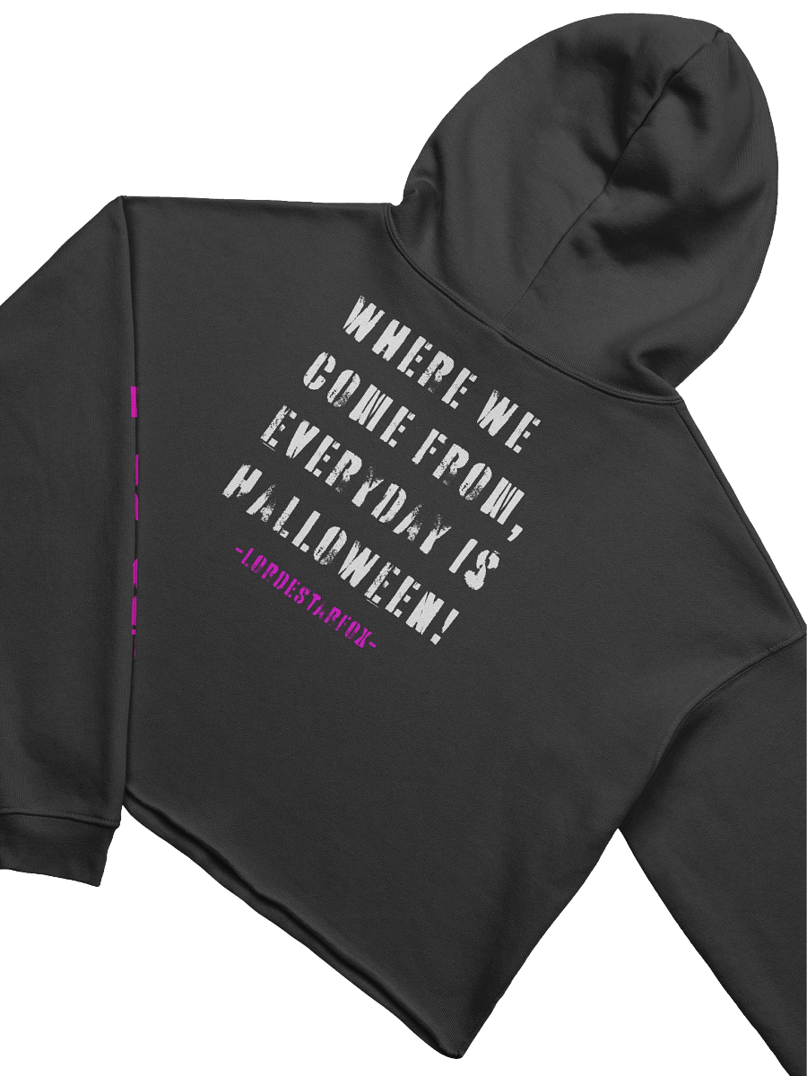 Midnight Lycanthropy Cut Off Hoodie product image (4)