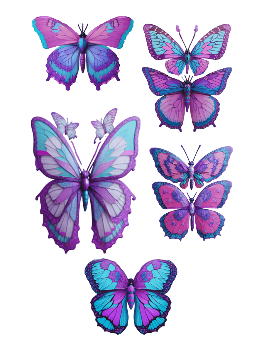 Butterfly Cut and Collage Printable product image (5)