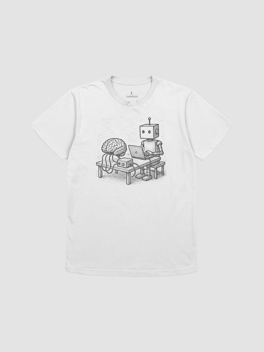 Claim Your Signal, Brain Circuitry - White Tee product image (3)