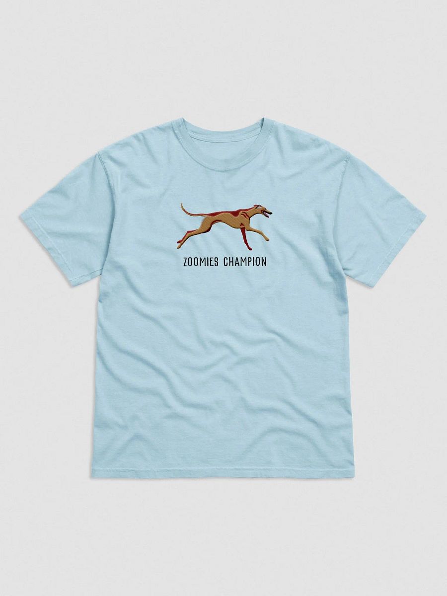 Zoomies Champion T-Shirt(Embroidered) of a Greyhound product image (4)
